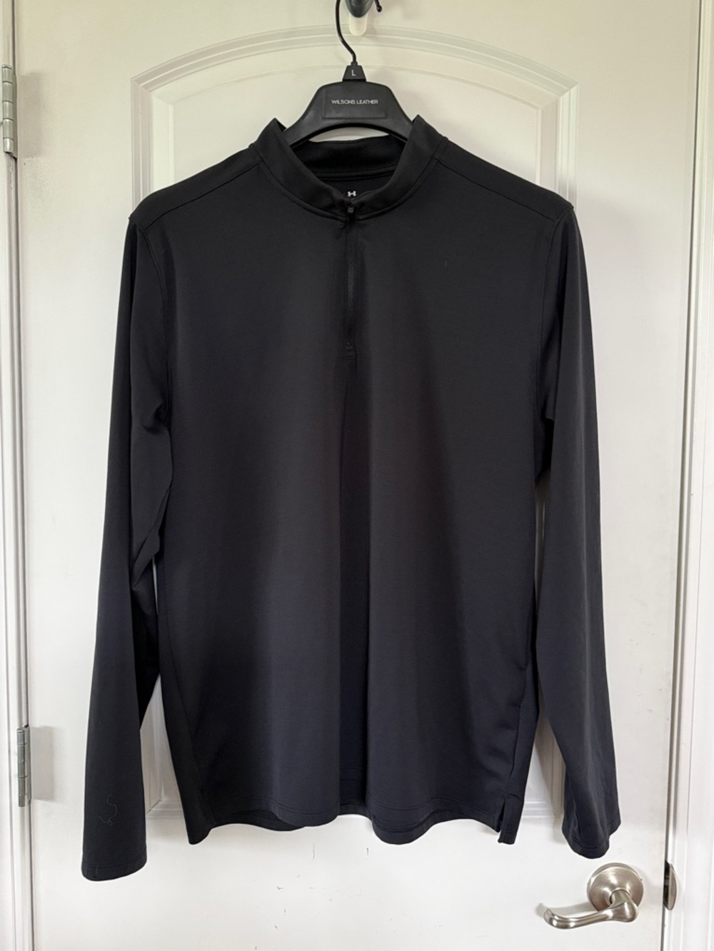 Under Armour Black Qtr-Zip, Loose fit Performance Top, X-Large